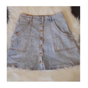 *Angel Premium* Light wash jean skirt